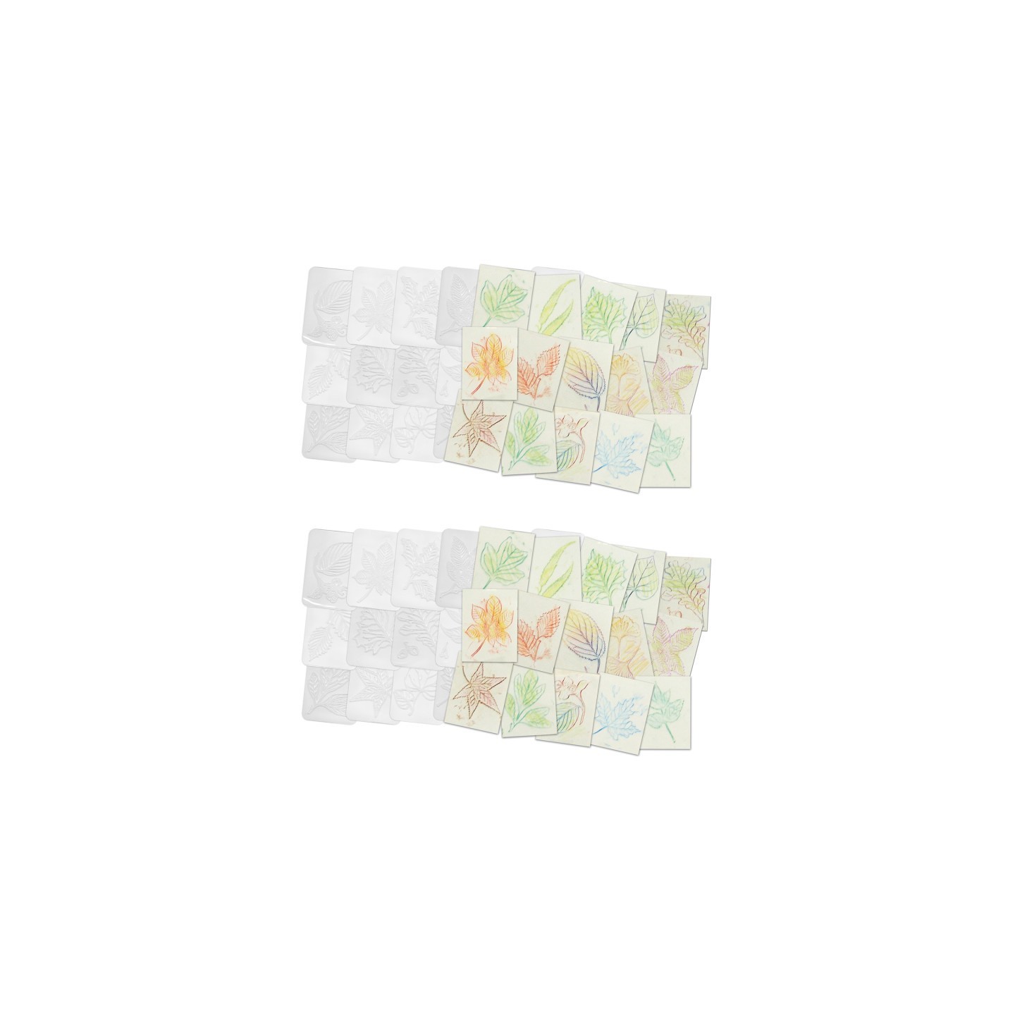 Roylco® Leaf Rubbing Plates, 16 Per Pack, 2 Packs