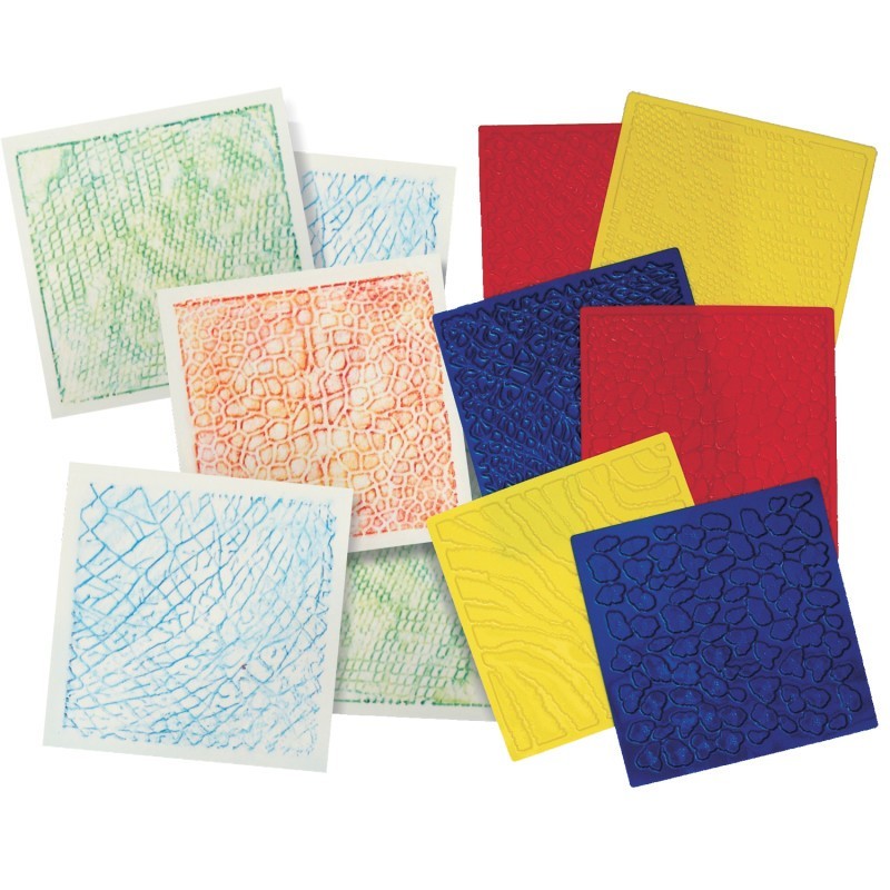 Roylco® Animal Skins Rubbing Plates, Pack of 6