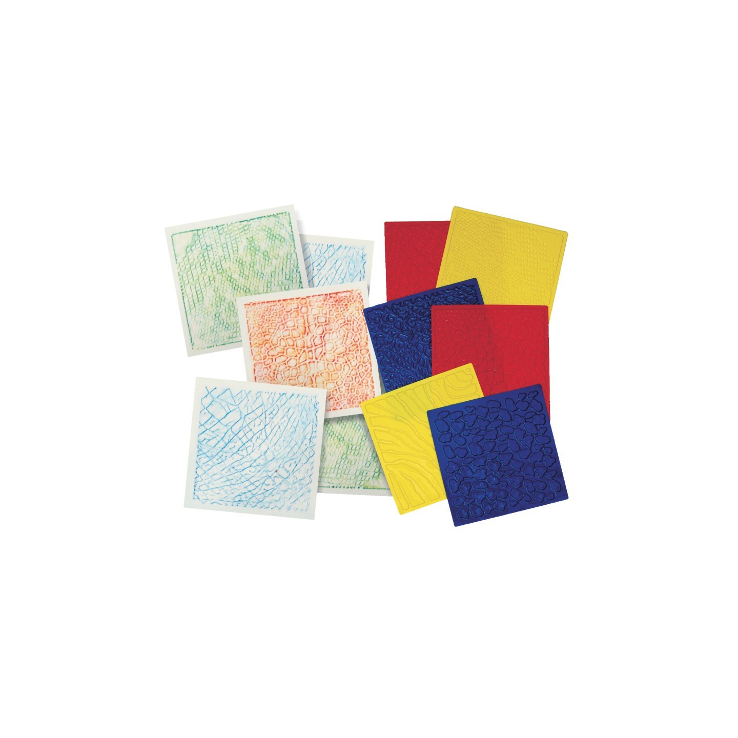 Roylco® Animal Skins Rubbing Plates, Pack of 6