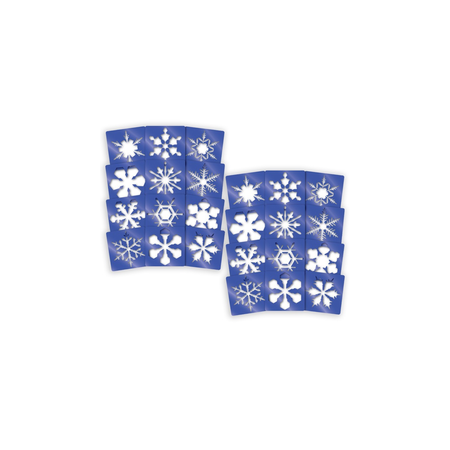 Roylco® Super Snowflake Stencils, 12 Per Pack, 2 Packs
