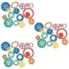 Roylco® Gear Stencils, 15 Per Pack, 3 Packs