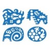 Roylco® Unruly Rulers Stencils, Pack of 4