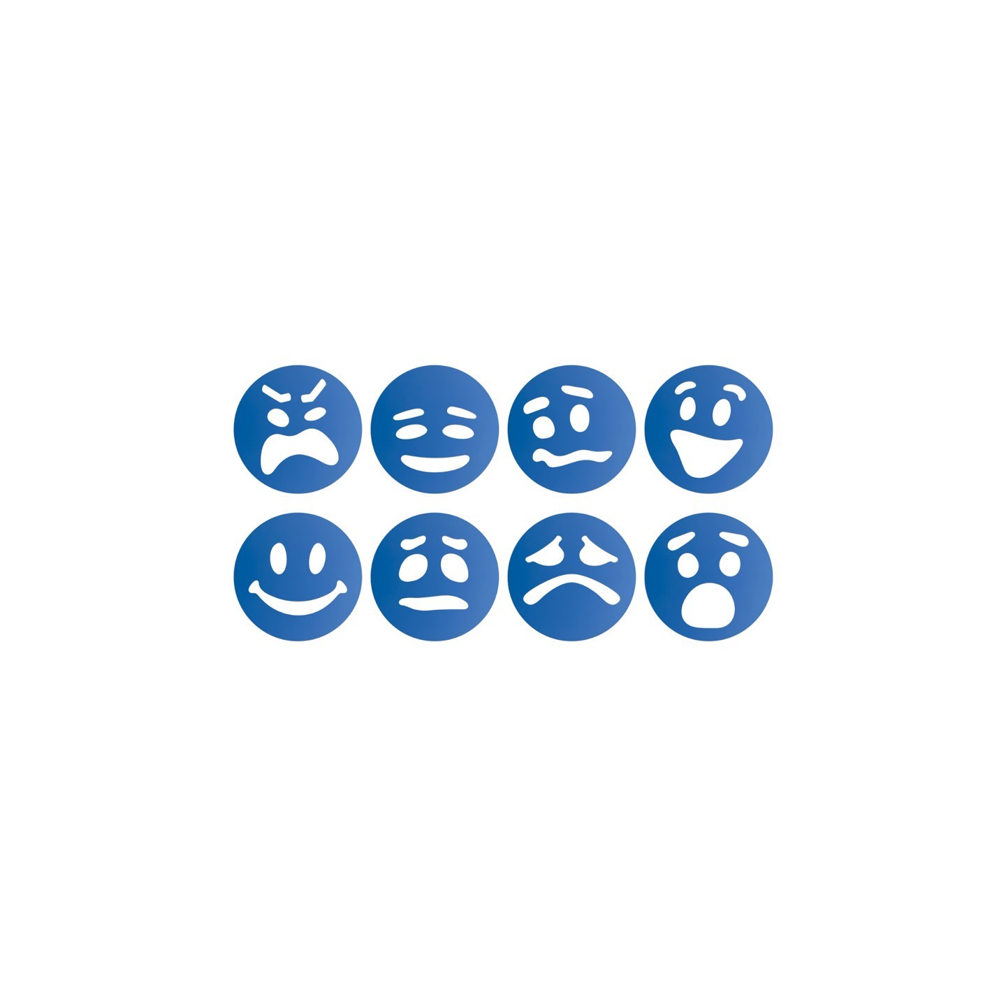 Roylco® Emotion Token Stencils, Pack of 8