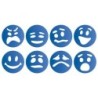 Roylco® Emotion Token Stencils, Pack of 8