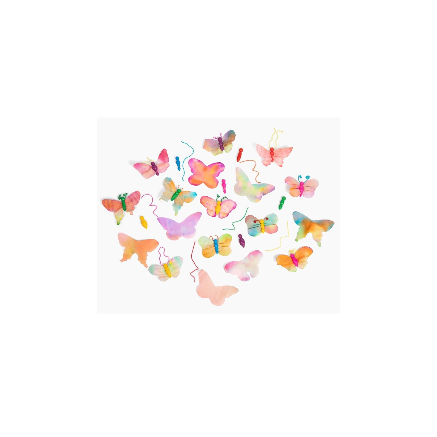 Roylco® Butterfly Ornaments Kit, Pack of 75