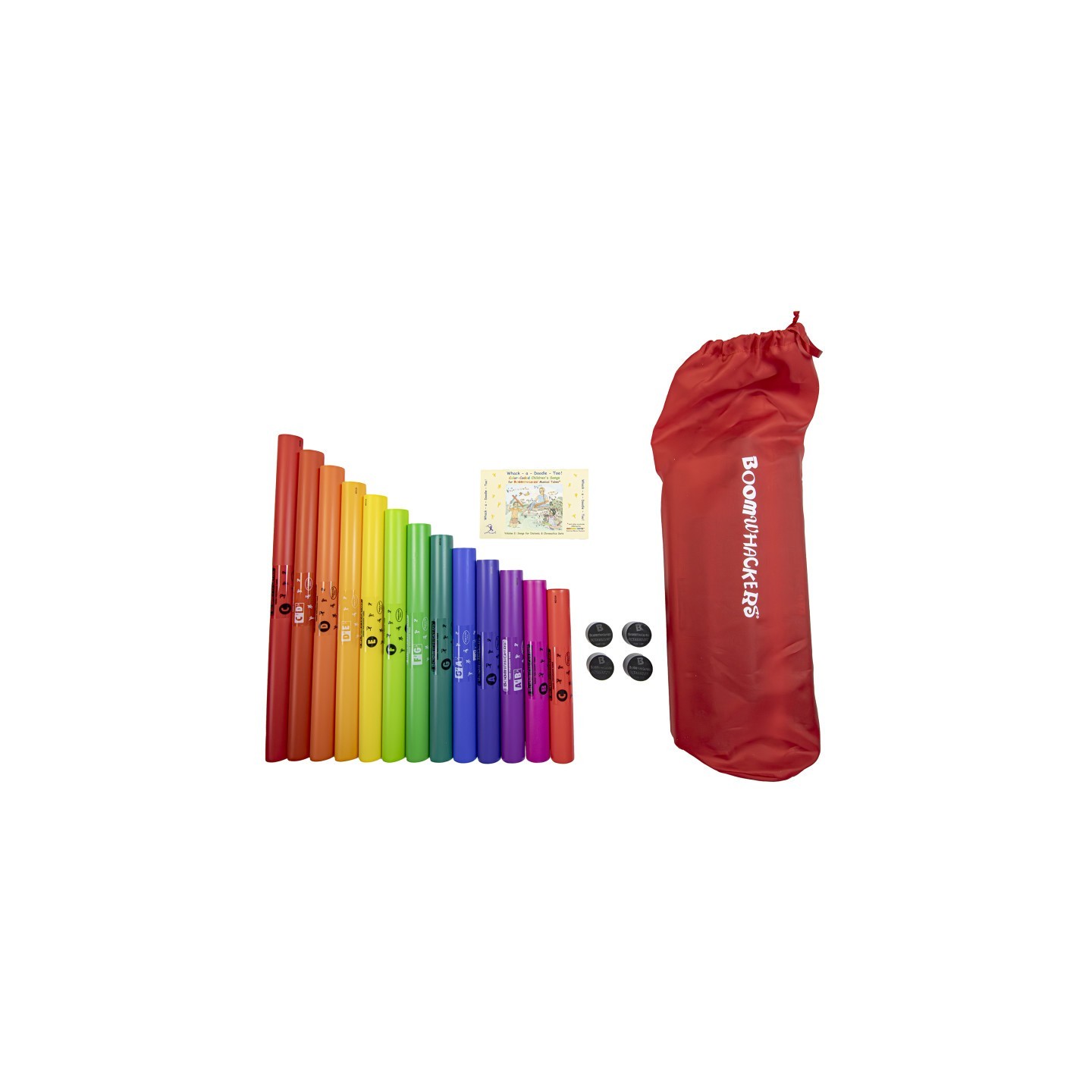 Rhythm Band Instruments Boomwhacker Percussion Tubes Full Diatonic Kit