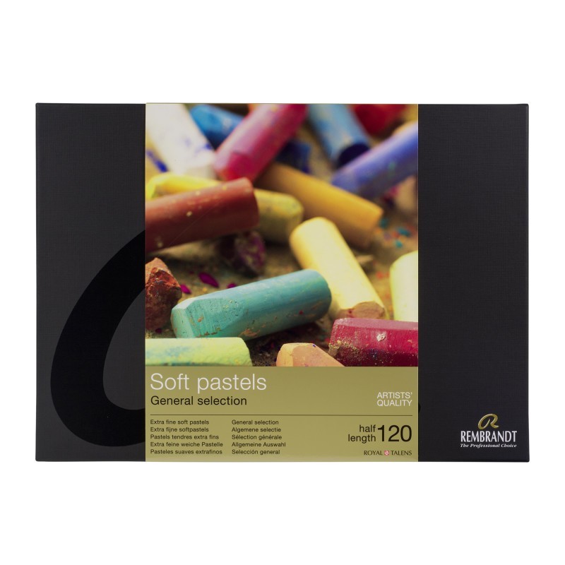 Rembrandt Soft Pastel Set, General Selection, 120 Half Pastels
