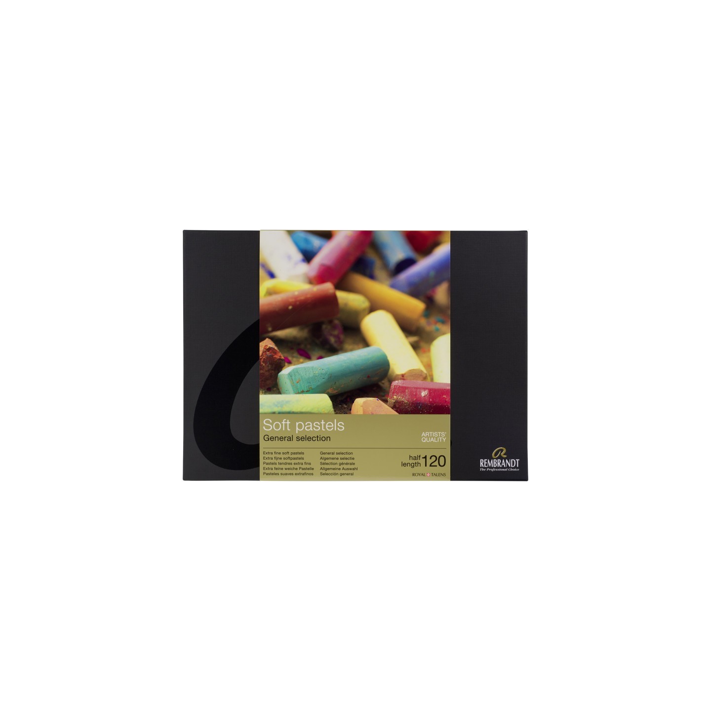 Rembrandt Soft Pastel Set, General Selection, 120 Half Pastels