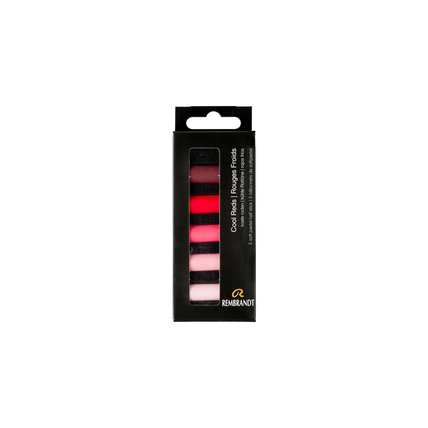 Rembrandt Soft Pastels Micro Sets, 5 Half Sticks, Cool Reds