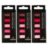 Rembrandt Soft Pastels Micro Sets, Warm Reds Per Set, 5 Half Sticks, 3 Sets