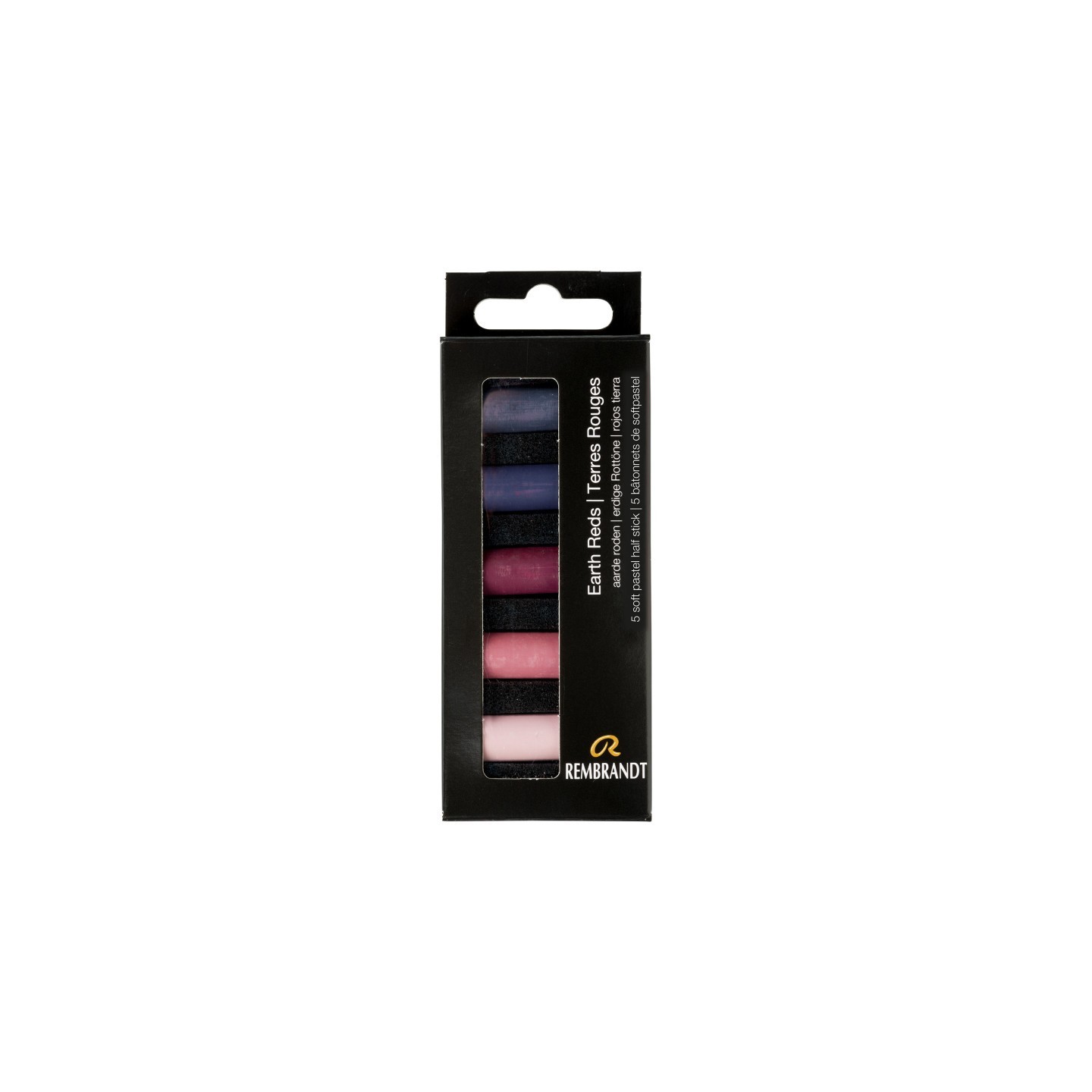 Rembrandt Soft Pastels Micro Sets, 5 Half Sticks, Earth Reds