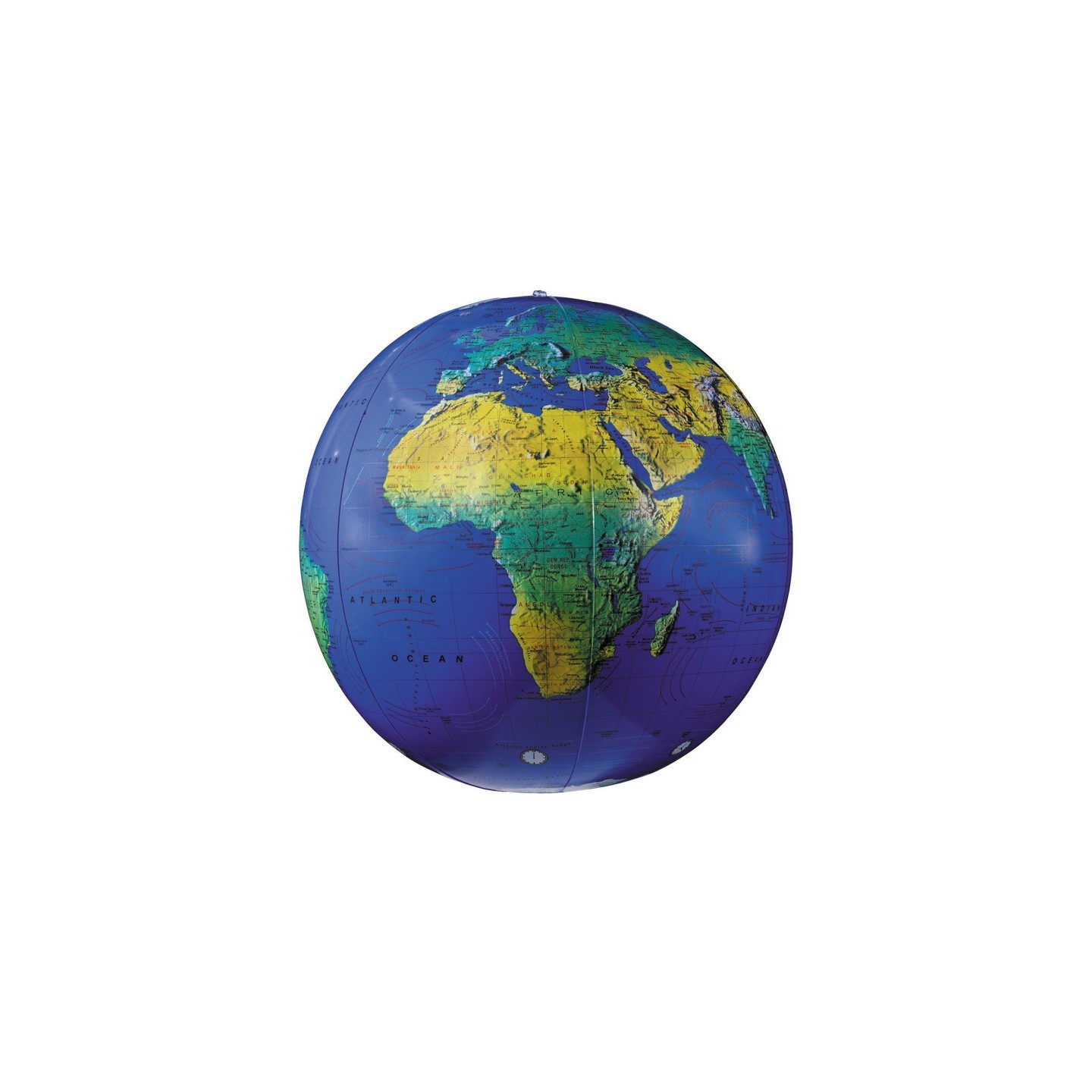 Replogle Globes Inflatable Topographical Globe, 12"