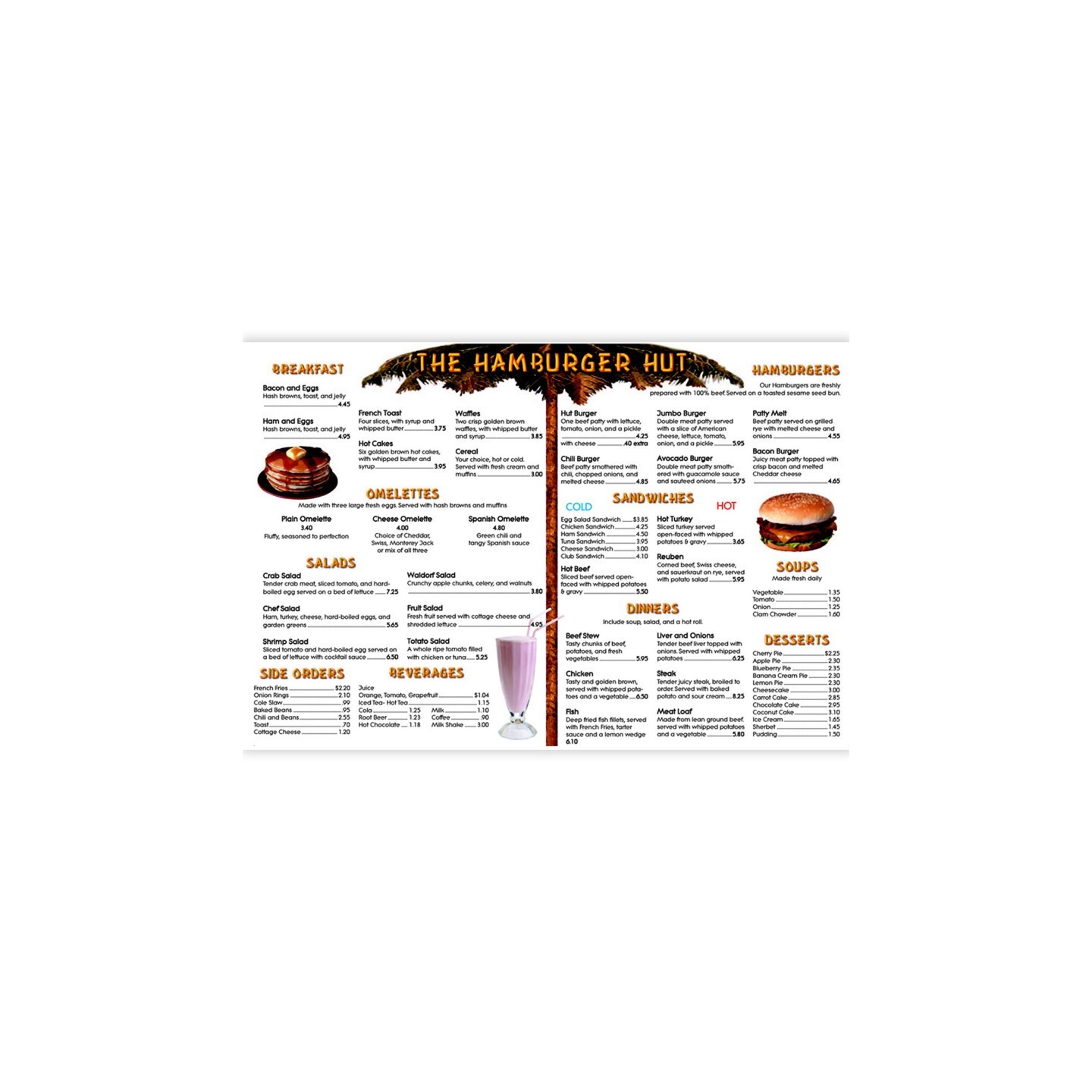 Remedia Publications Menu Math: The Hamburger Hut Book, 6 Extra Menus