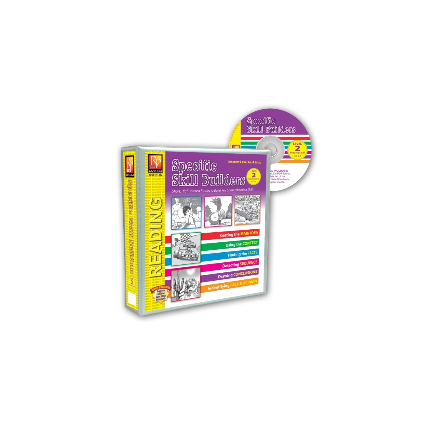 Remedia Publications Specific Skill Builders: Level 2 (Binder & Resource CD)