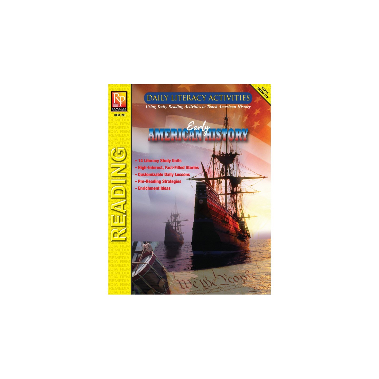 Remedia Publications Daily Literacy Activities: Early American History Reading