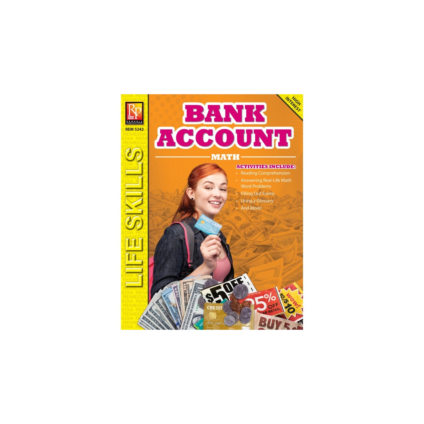 Remedia Publications Bank Account Math: Life Skills Math Series
