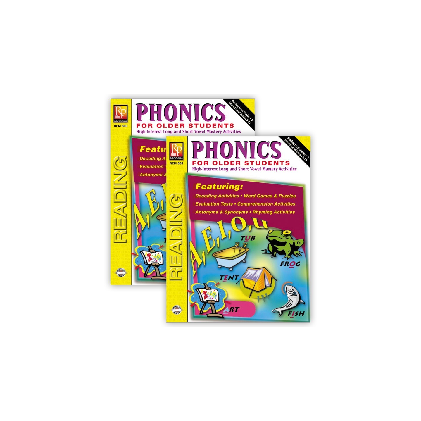 Remedia Publications Phonics For Older Students Book, Pack of 2