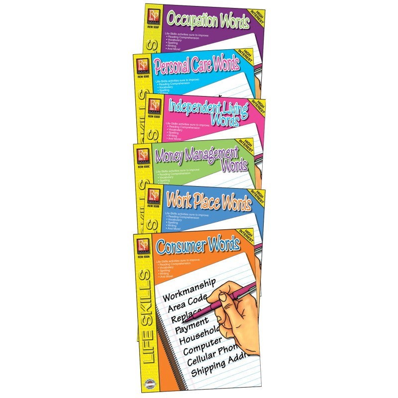 Remedia Publications Life-Skill Lessons Book Series, 6 Book Set
