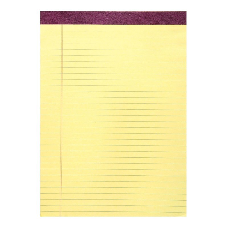 Roaring Spring Paper Products Legal Pad, Standard, Canary