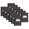 Roaring Spring Paper Products Composition Book, Unruled, 50 Sheets, 9.75" x 7.5" , Black Marble, Pack of 12