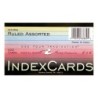 Roaring Spring Paper Products Index Cards, 3" x 5", Ruled, Assorted Colors, Pack of 100