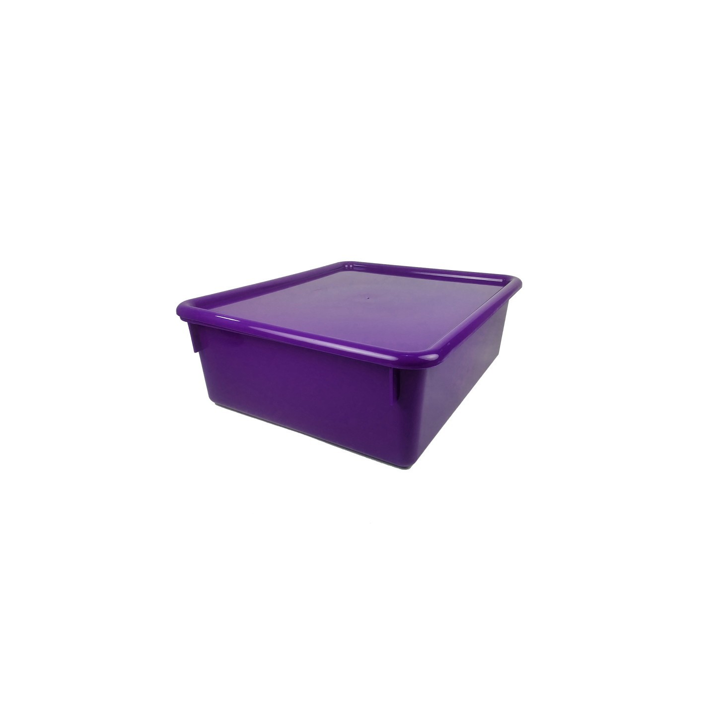 Romanoff Double Stowaway® Tray with Lid, Purple