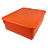 Romanoff Double Stowaway® Tray with Lid, Orange