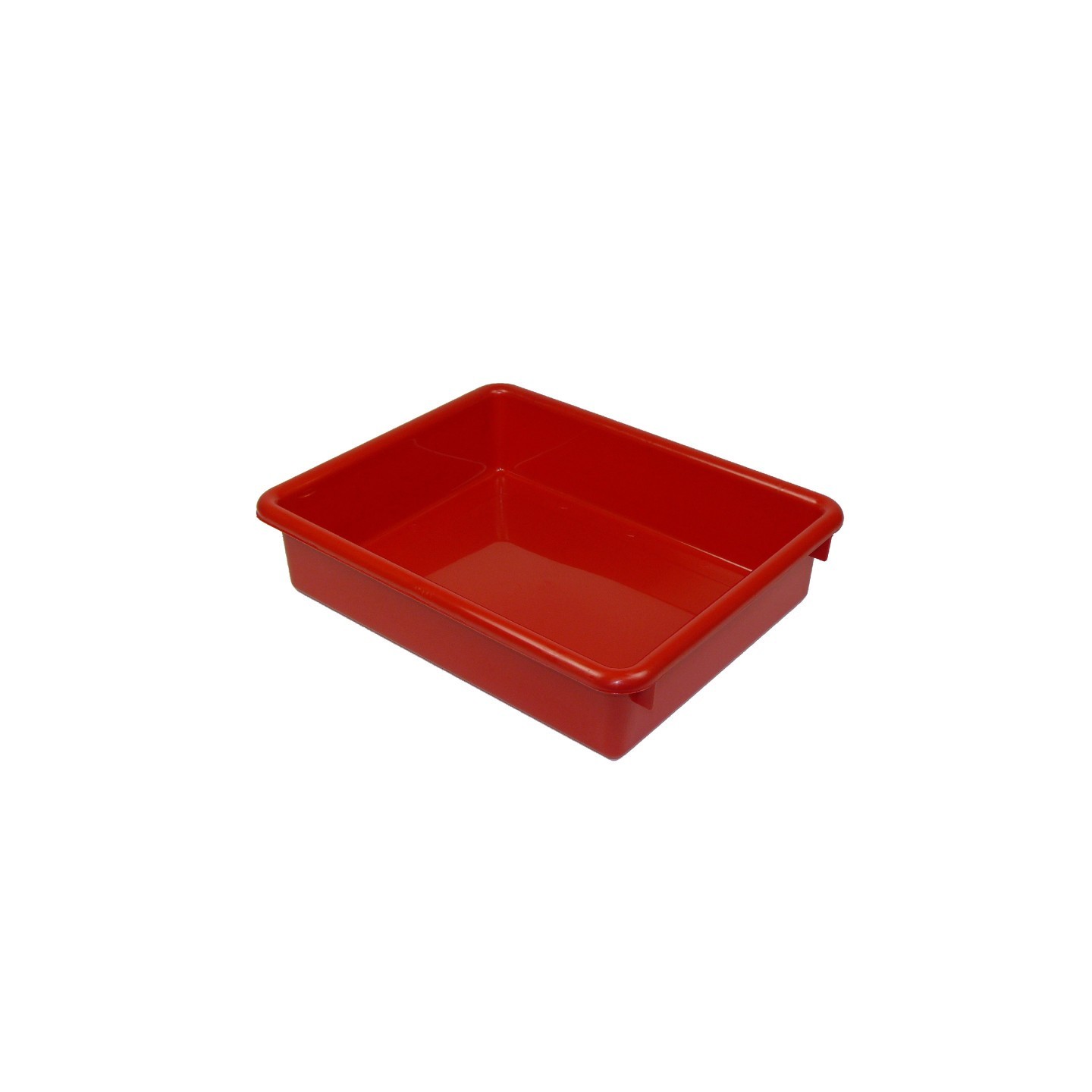 Romanoff Stowaway® 3" Letter Tray no Lid, Red