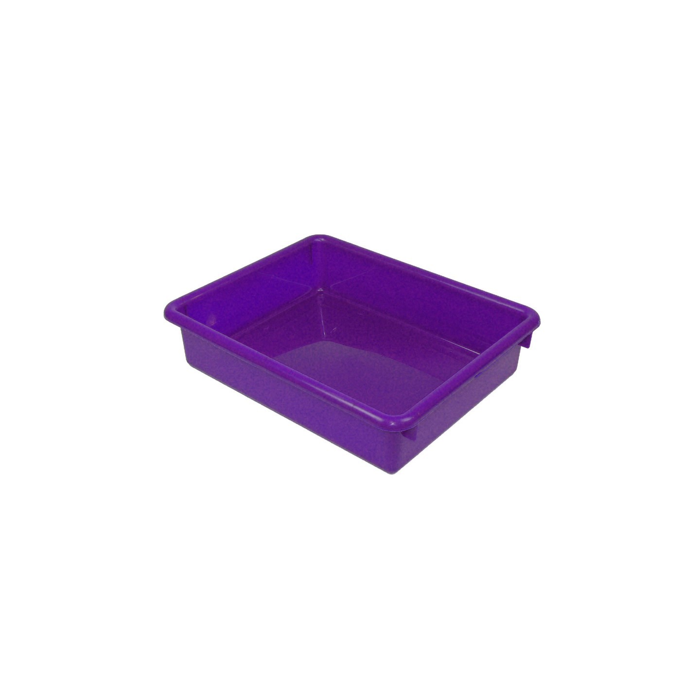 Romanoff Stowaway® 3" Letter Tray no Lid, Purple