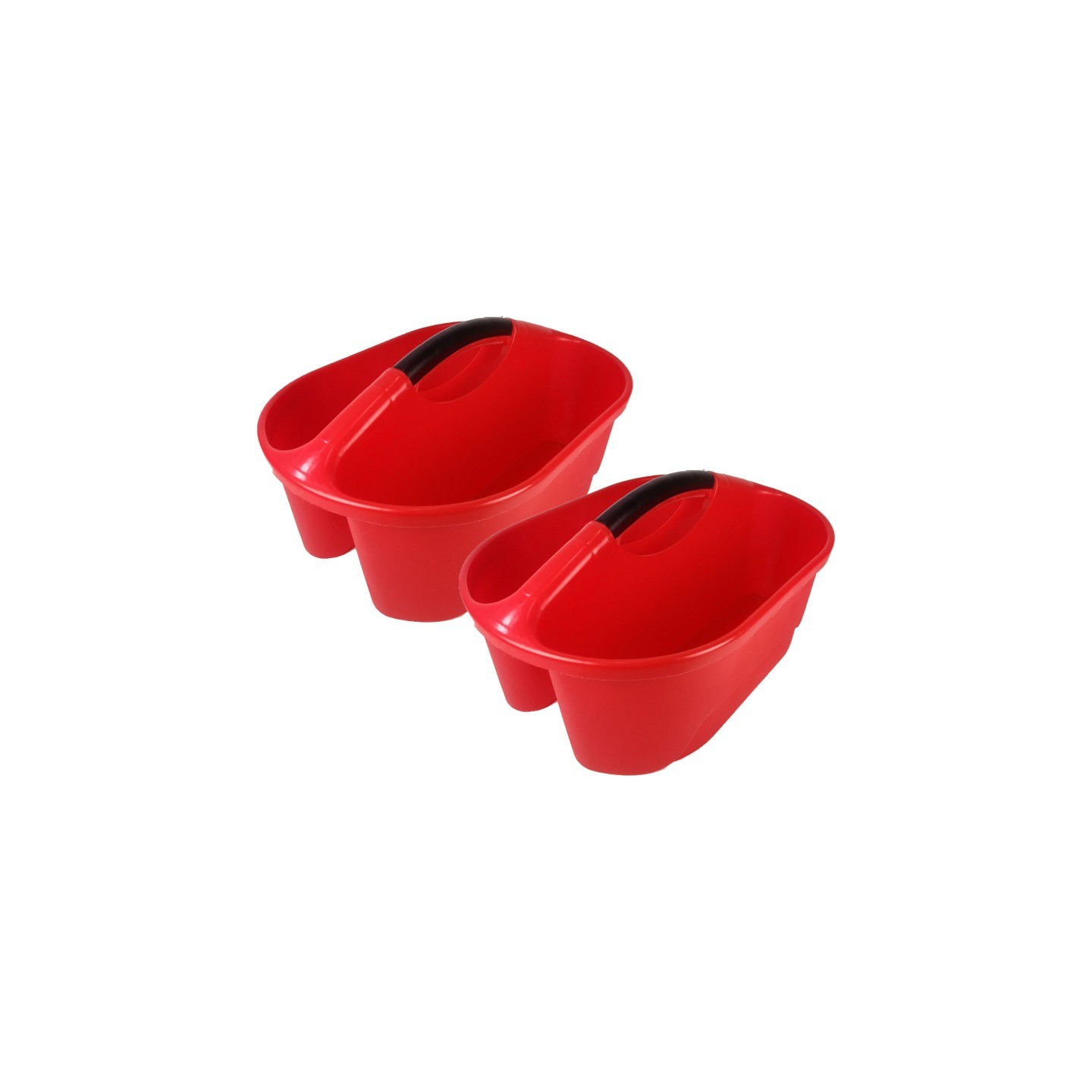 Romanoff Classroom Caddy, Red, Pack of 2