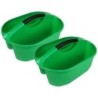 Romanoff Classroom Caddy, Green, Pack of 2