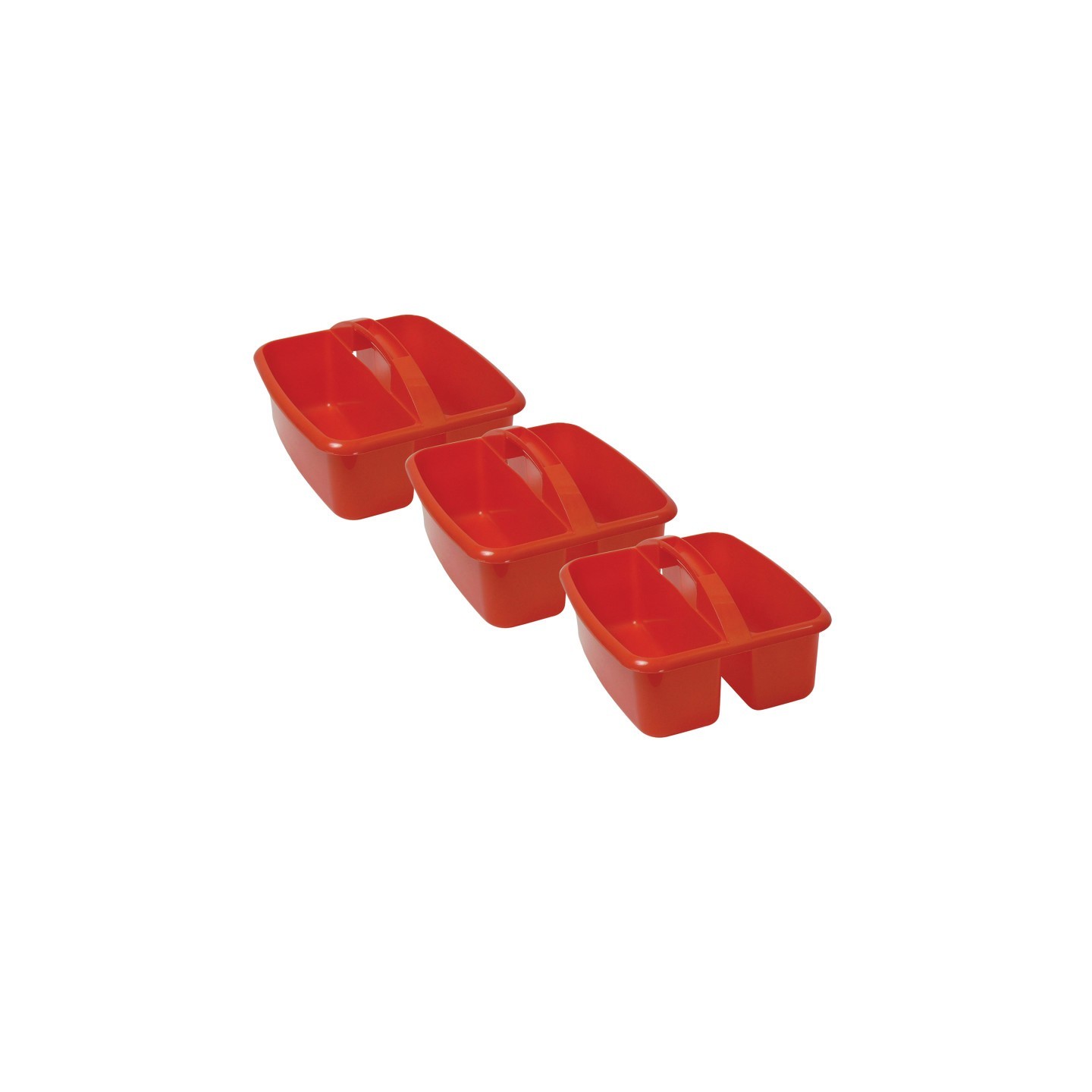 Romanoff Large Utility Caddy, Red, Pack of 3