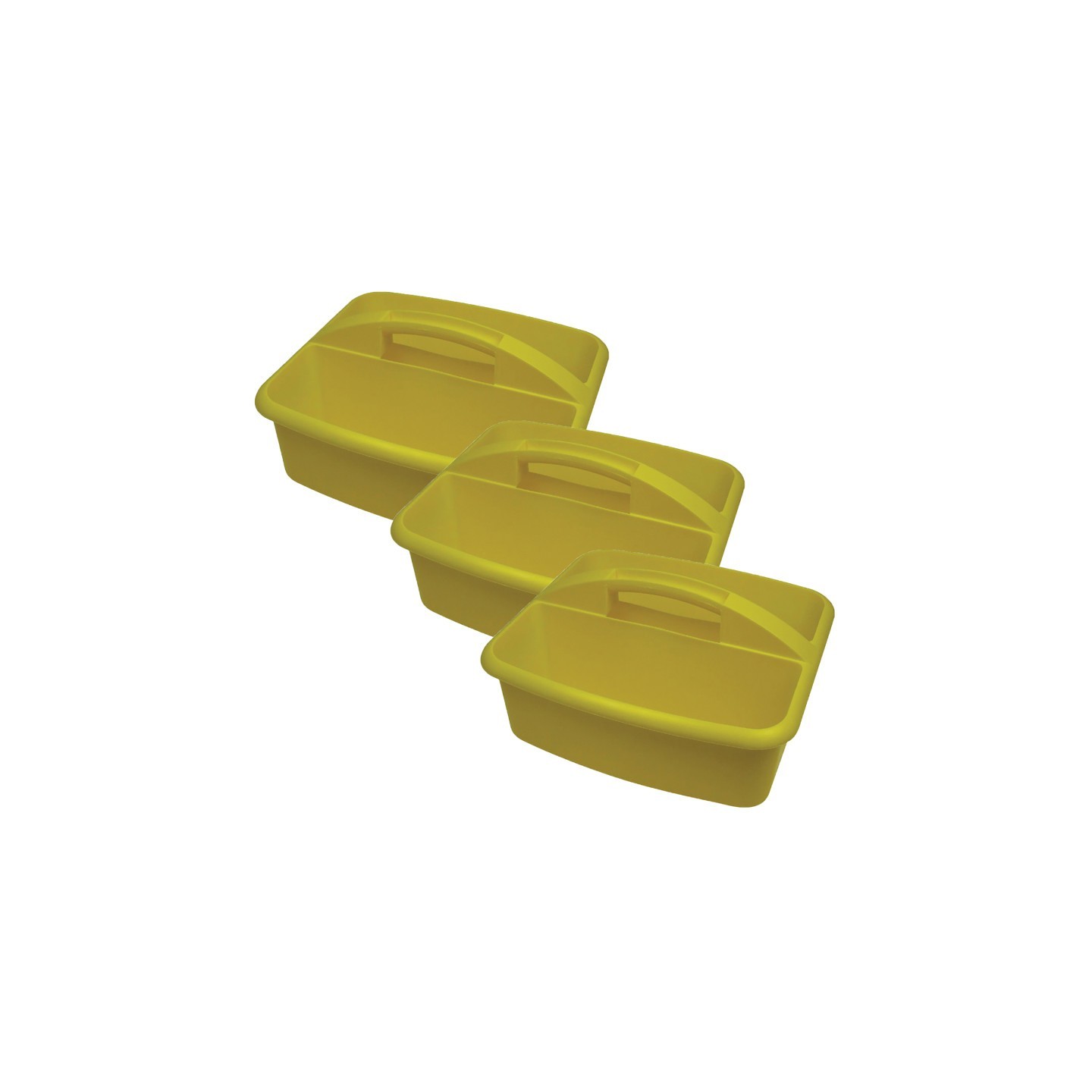 Romanoff Large Utility Caddy, Yellow, Pack of 3