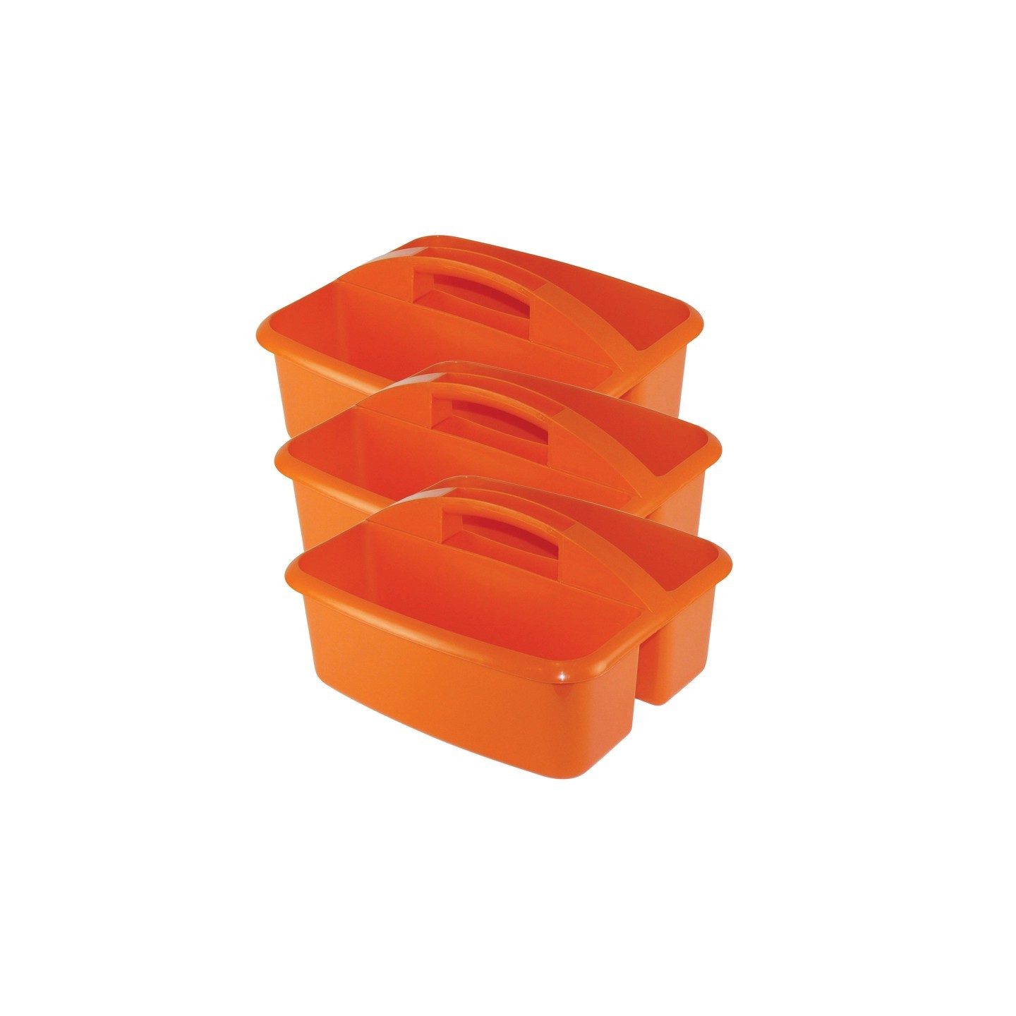 Romanoff Large Utility Caddy, Orange, Pack of 3