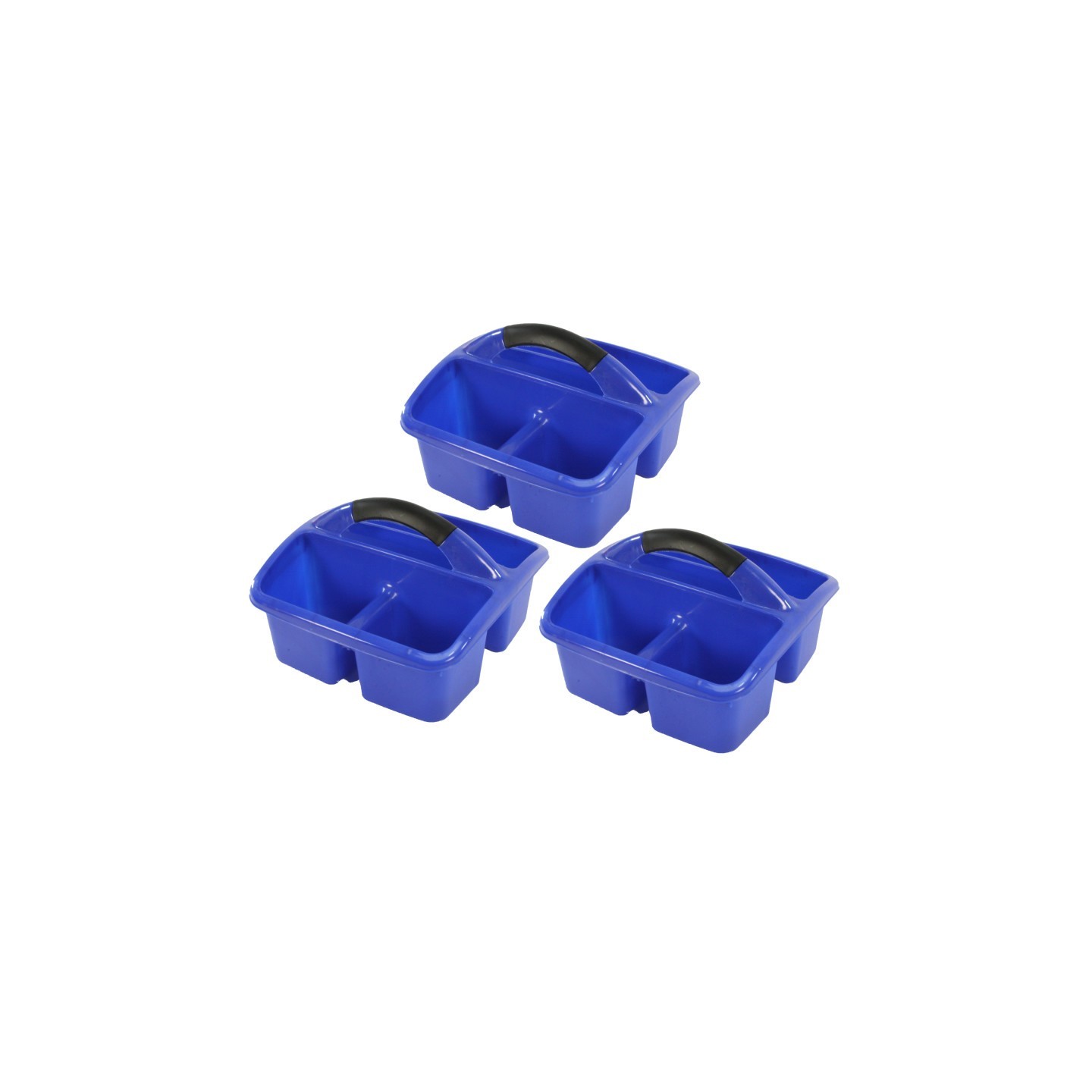 Romanoff Deluxe Small Utility Caddy, Blue, Pack of 3