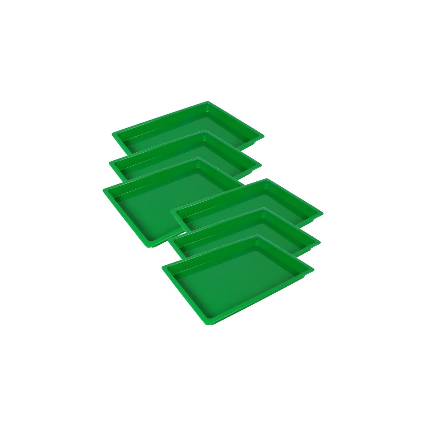 Romanoff Medium Creativitray®, Green, Pack of 6