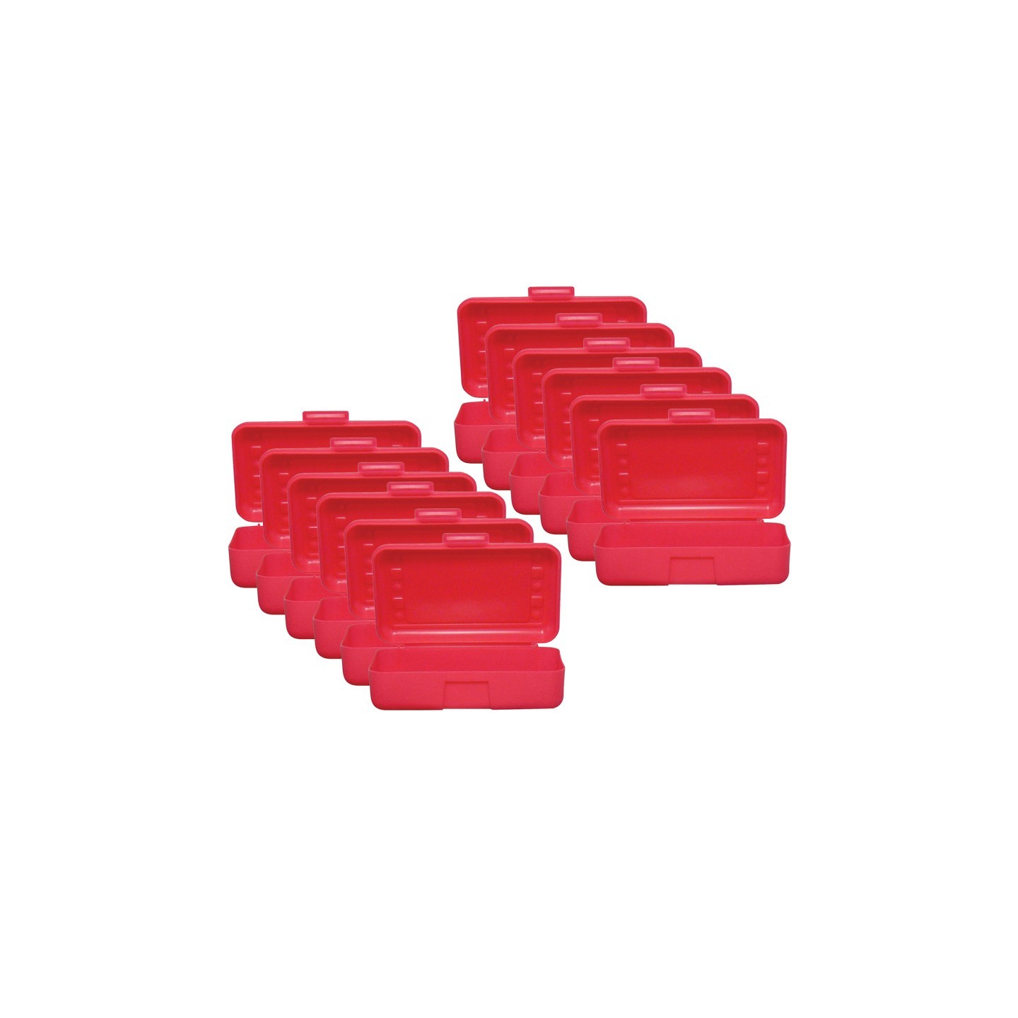 Romanoff Pencil Box, Red, Pack of 12