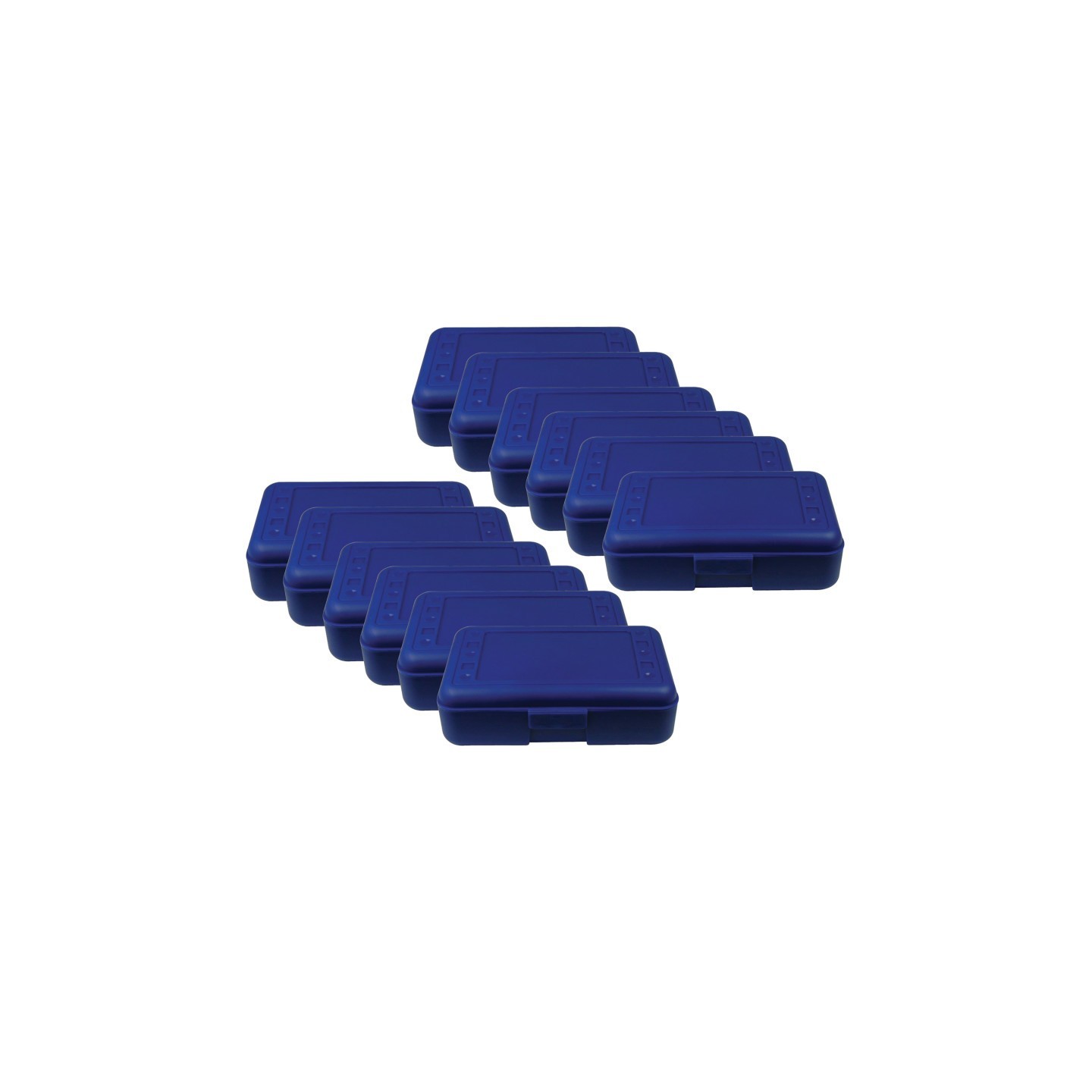 Romanoff Pencil Box, Blue, Pack of 12