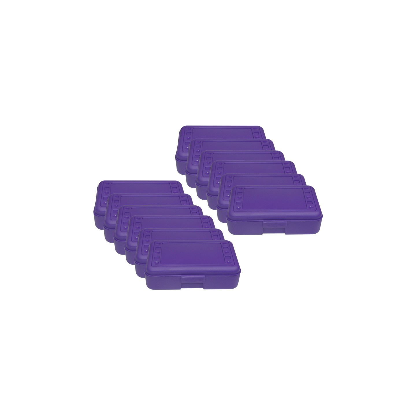 Romanoff Pencil Box, Purple, Pack of 12