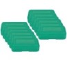 Romanoff Pencil Box, Translucent Lime, Pack of 12