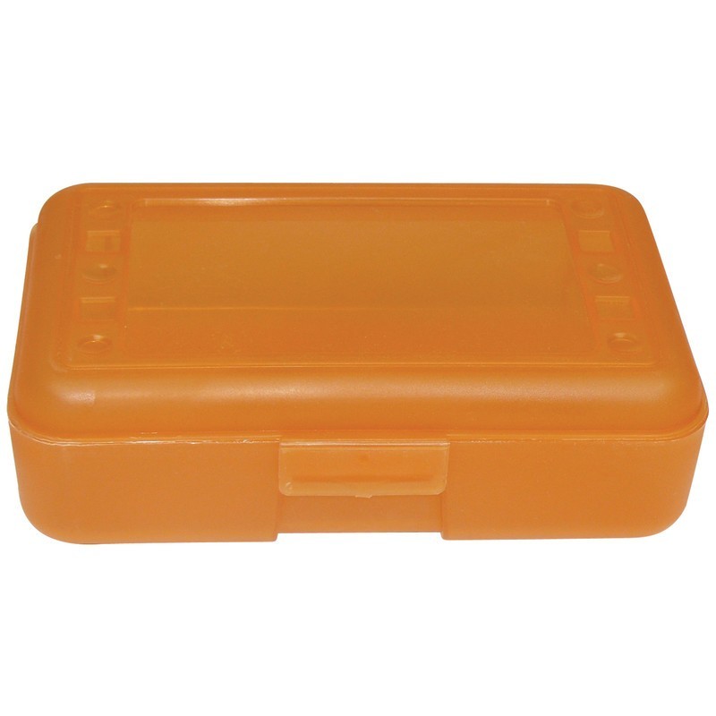 Romanoff Pencil Box, Tangerine