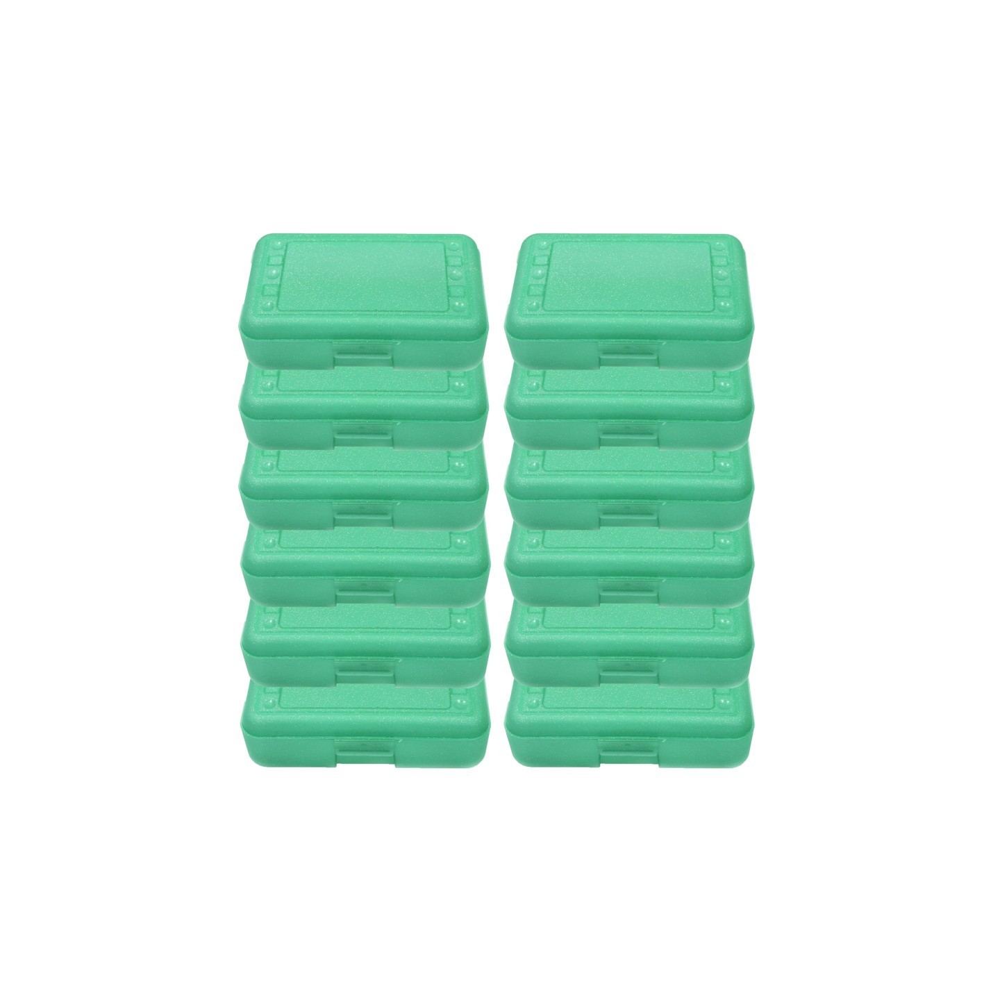 Romanoff Pencil Box, Lime Sparkle, Pack of 12