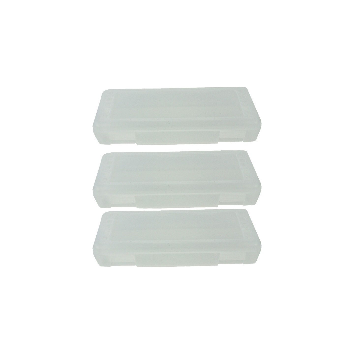 Romanoff Ruler Box, Clear, Pack of 3