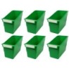 Romanoff Tattle® Shelf File, Green, Pack of 6