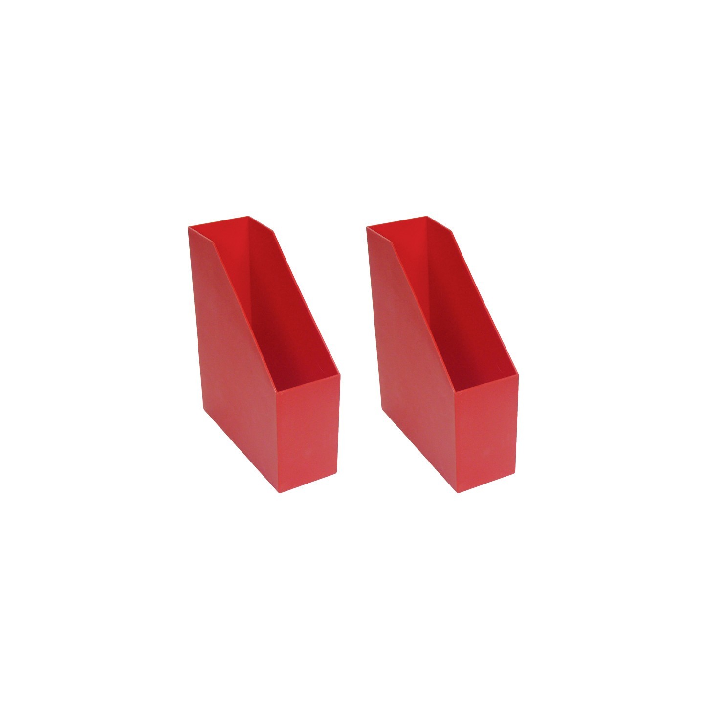 Romanoff Magazine File, Red, Pack of 2