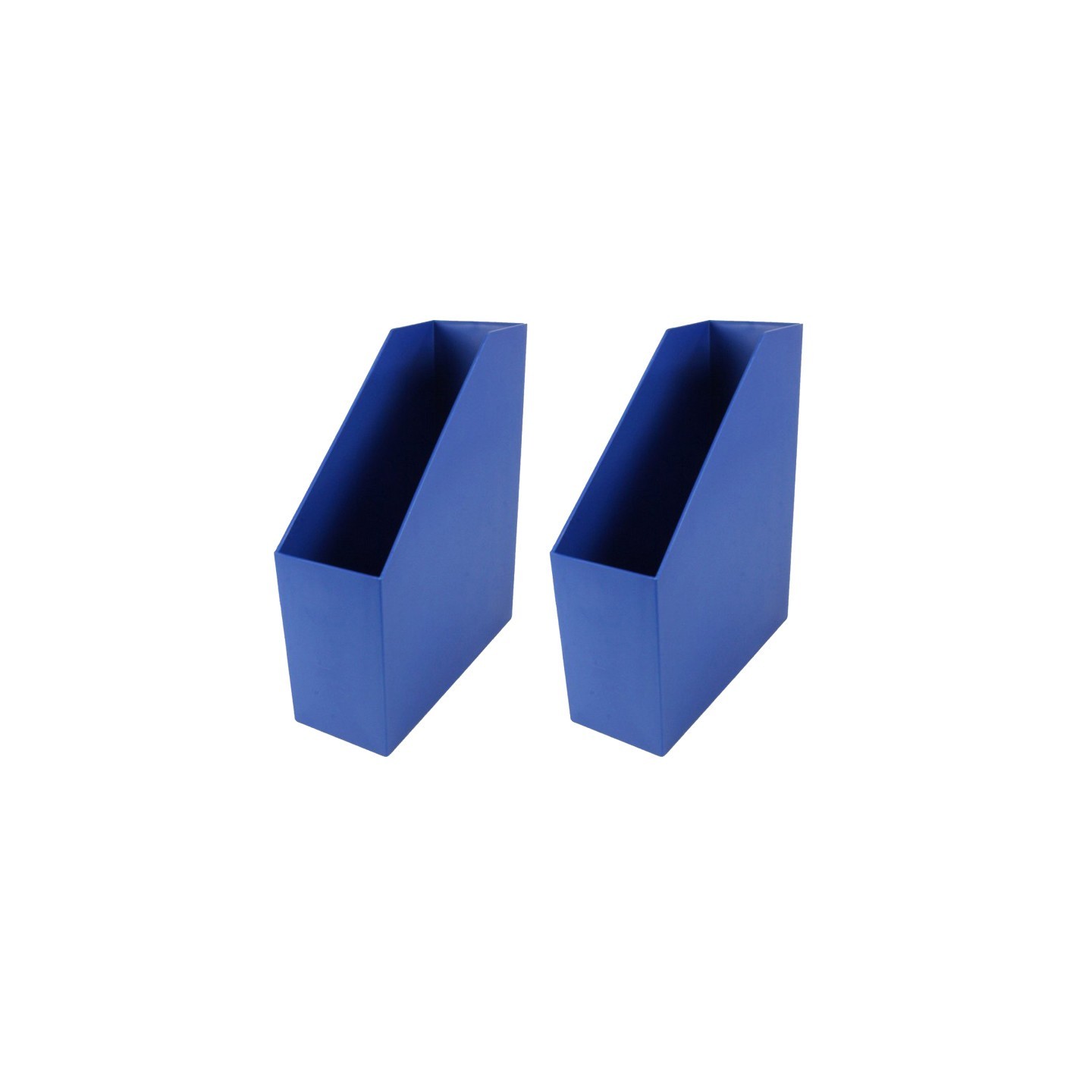 Romanoff Magazine File, Blue, Pack of 2