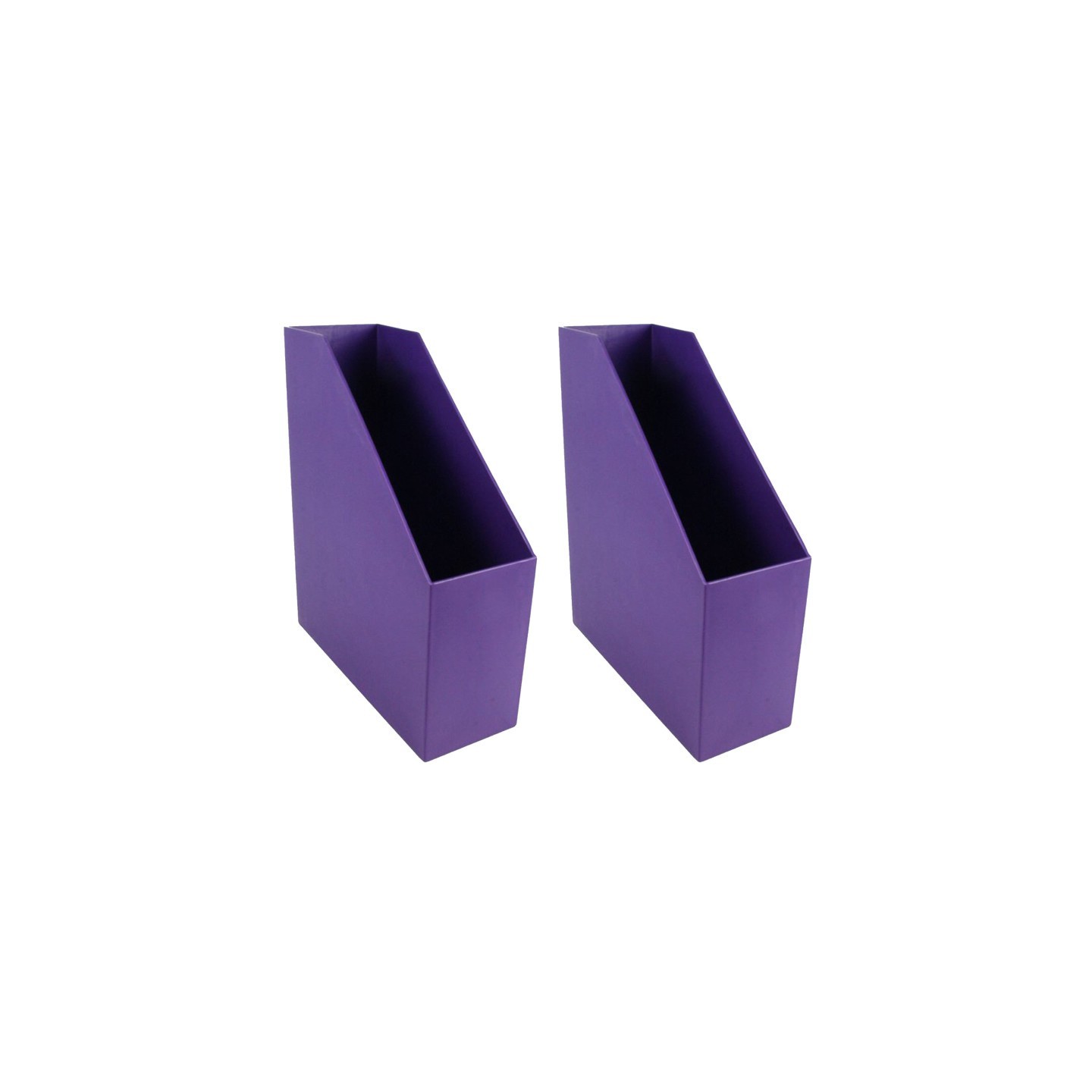 Romanoff Magazine File, Purple, Pack of 2