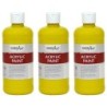 Handy Art® Acrylic Paint 16 oz, Chrome Yellow, Pack of 3