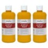 Handy Art® Acrylic Paint 16 oz, Deep Yellow, Pack of 3