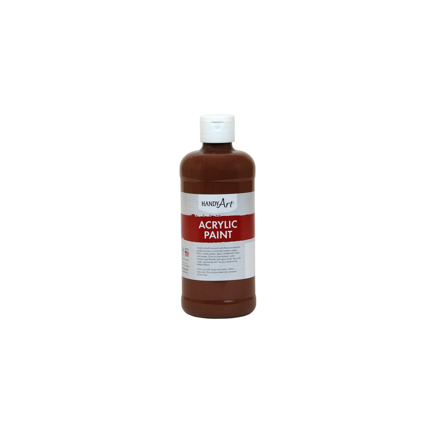 Handy Art® Acrylic Paint 16 oz, Burnt Sienna